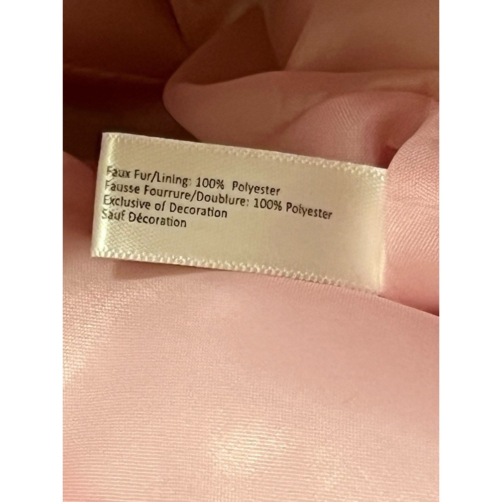 New VICTORIAS SECRET PINK BLUSH SHERPA FLEECE LOGO TOTE BAG with ZIPPER - Picture 10 of 11